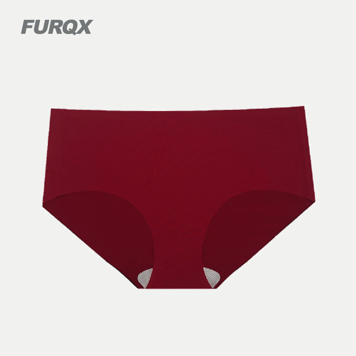 FURQX mid-rise full-coverage briefs in Burgundy