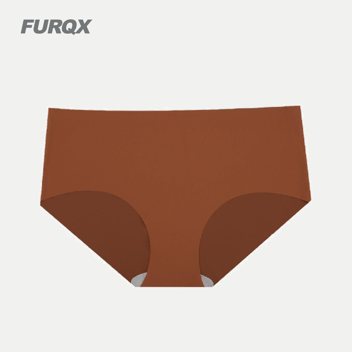 FURQX mid-rise full-coverage briefs in Coffee Brown