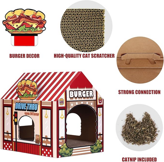 Corrugated Board Cat House