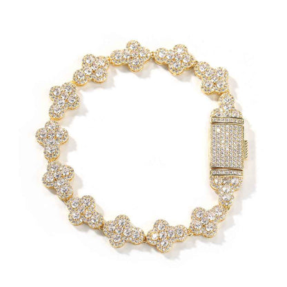 Unisex Iced Out Hip Hop Zirconia Cuban Chain