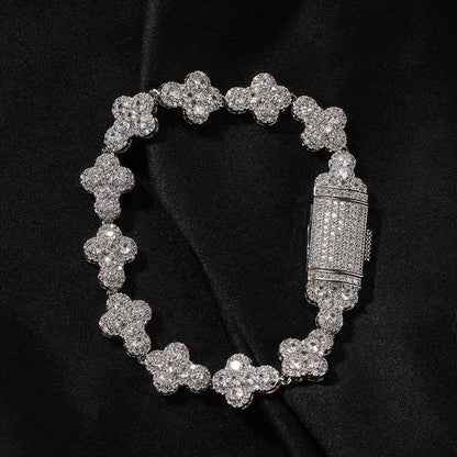 Unisex Iced Out Hip Hop Zirconia Cuban Chain
