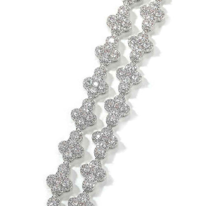 Unisex Iced Out Hip Hop Zirconia Cuban Chain