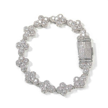 Unisex Iced Out Hip Hop Zirconia Cuban Chain