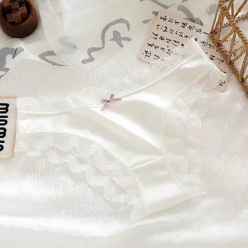 QS Silky Flowing Satin Briefs