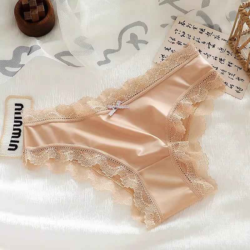 QS Silky Flowing Satin Briefs