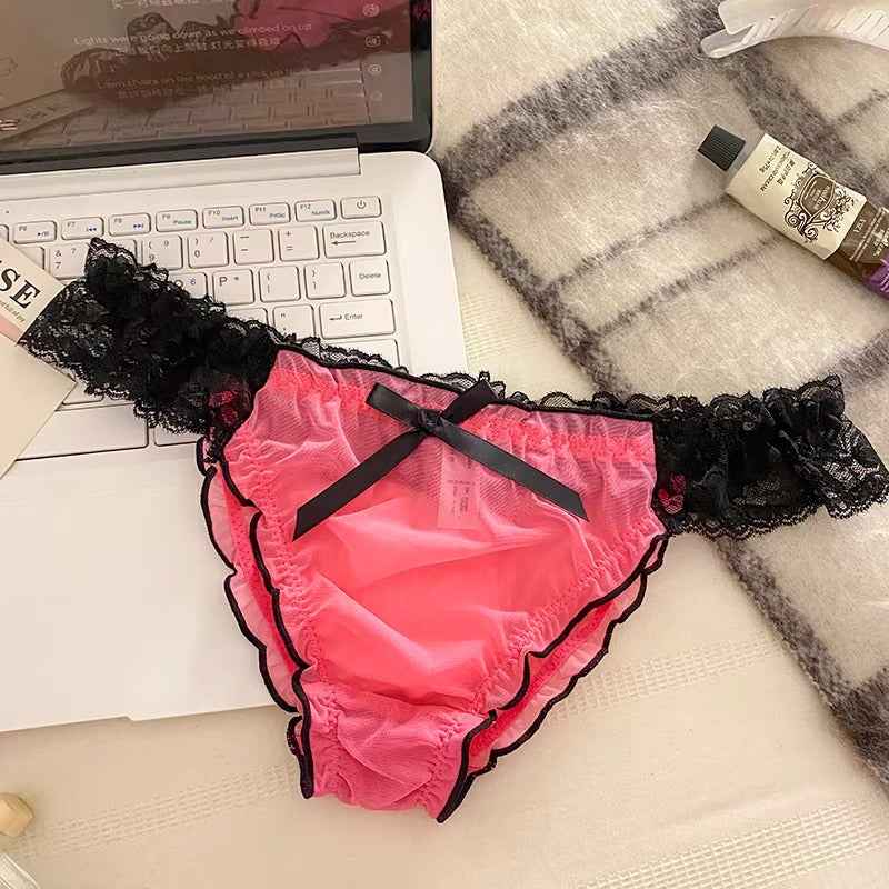 QS Playful Sweetheart Satin Briefs