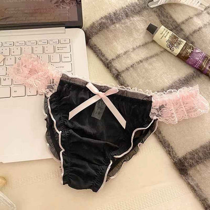 QS Playful Sweetheart Satin Briefs