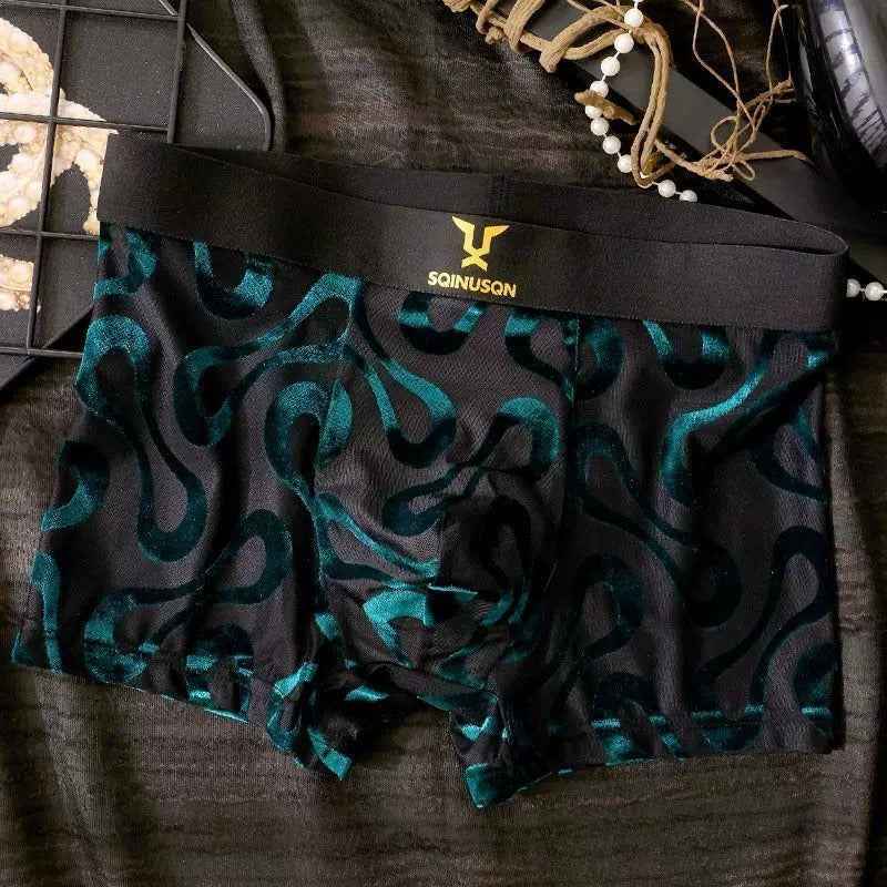 Sexy Breathable Mesh Boxer Shorts