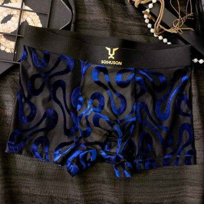 Sexy Breathable Mesh Boxer Shorts