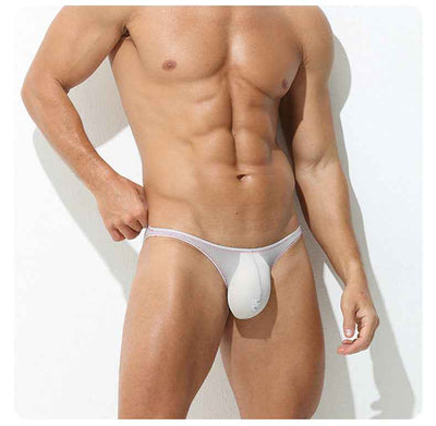 Ice Silk Ultra-thin Low-rise Sexy Pouch Briefs