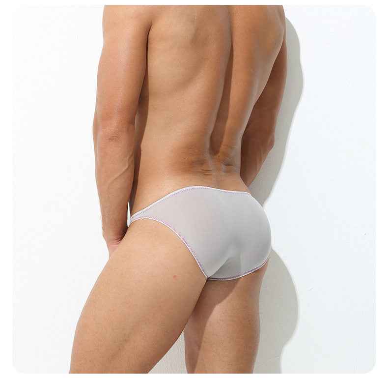 Ice Silk Ultra-thin Low-rise Sexy Pouch Briefs