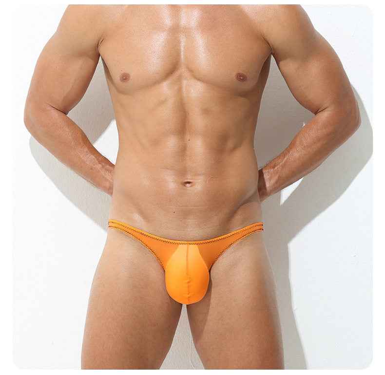 Ice Silk Ultra-thin Low-rise Sexy Pouch Briefs