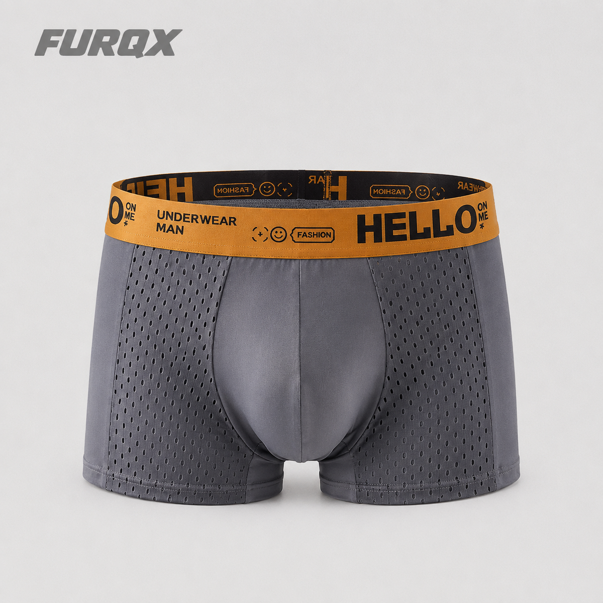 FURQX HELLO Mesh men's breathable mesh underwear - product view 2