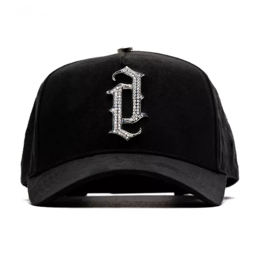 Black Hip Hop Bling Sun Cap