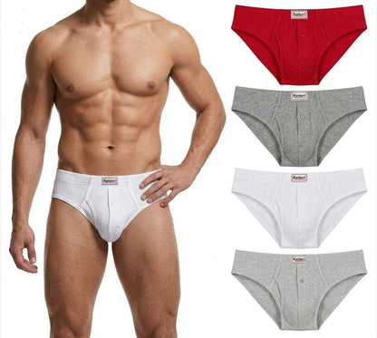 Men's Premium Comfortable Fabric Low-Rise U-Shaped Briefs