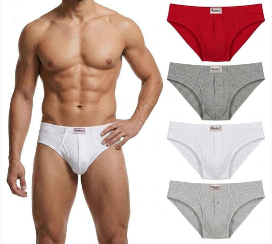 Men's Premium Comfortable Fabric Low-Rise U-Shaped Briefs