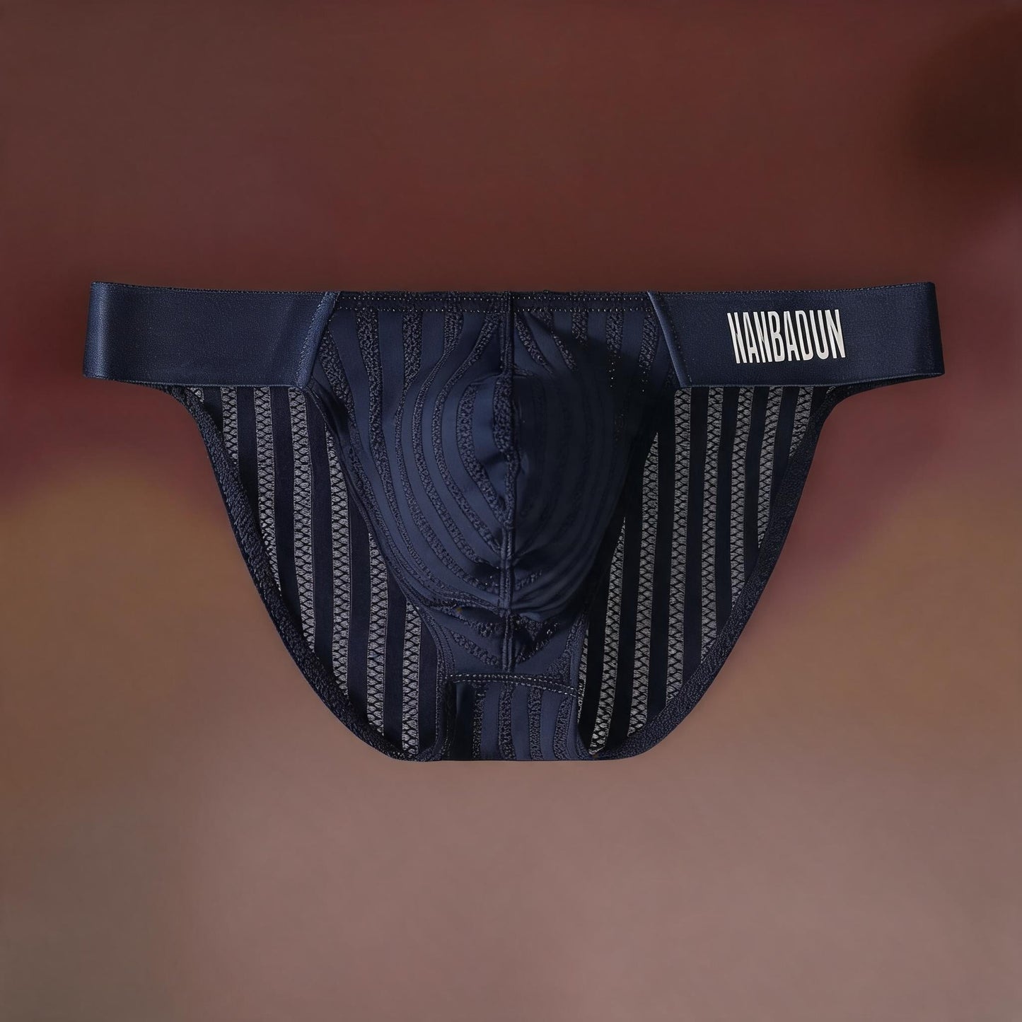 Vertical Lace Mesh Breathable Low Rise Men Briefs