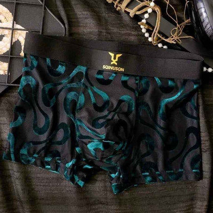 Sexy Breathable Mesh Boxer Shorts