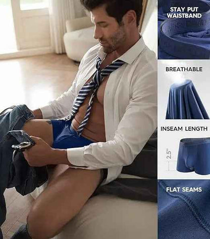 Men's Double Pocket Mini Modal Underwear