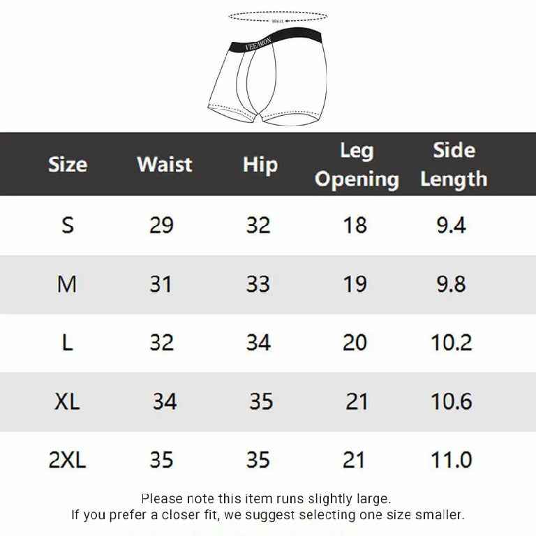 Men's Ice Silk Ultra-thin Cooling Breathable Boxer Shorts