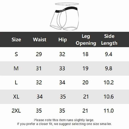 Men's Ice Silk Ultra-thin Cooling Breathable Boxer Shorts