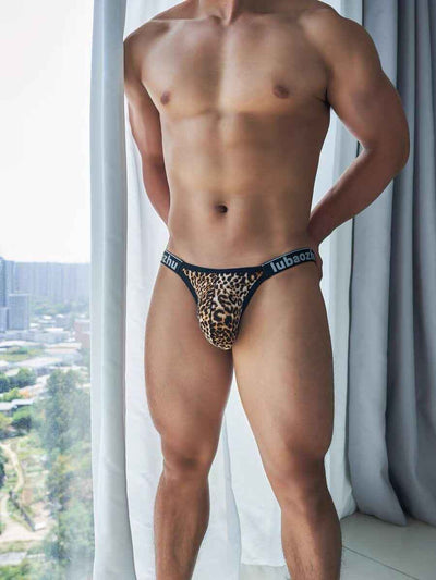 Men's Leopard-print Thong