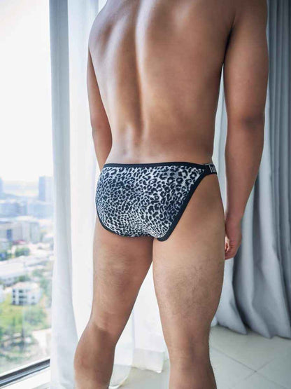 Men's Leopard-print Thong