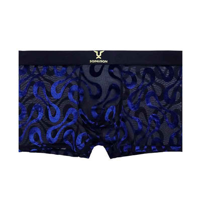 Sexy Breathable Mesh Boxer Shorts