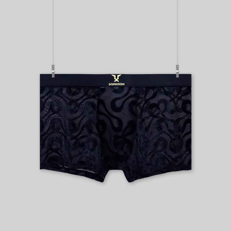 Sexy Breathable Mesh Boxer Shorts