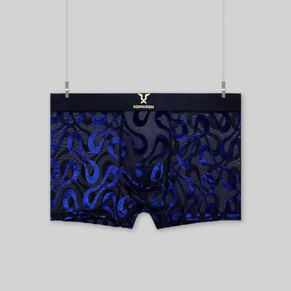 Sexy Breathable Mesh Boxer Shorts