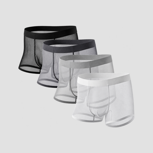 Men's Ice Silk Ultra-thin Cooling Breathable Boxer Shorts — product view