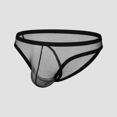 Men's Sexy Cut-Out Mesh Briefs — product view