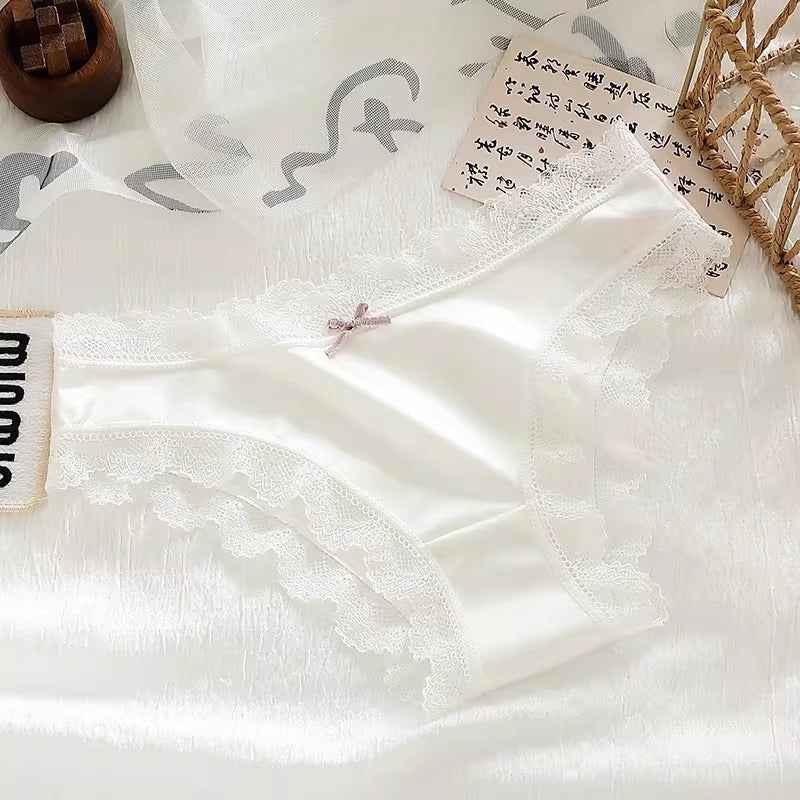 QS Silky Flowing Satin Briefs